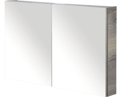 Sanox Spiegelschrank BxHxT 100 x 65 x 13 cm tabacco