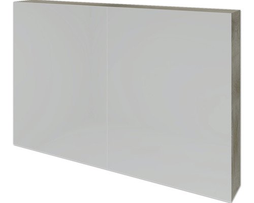 Sanox Spiegelschrank BxHxT 100 x 65 x 13 cm grain oak