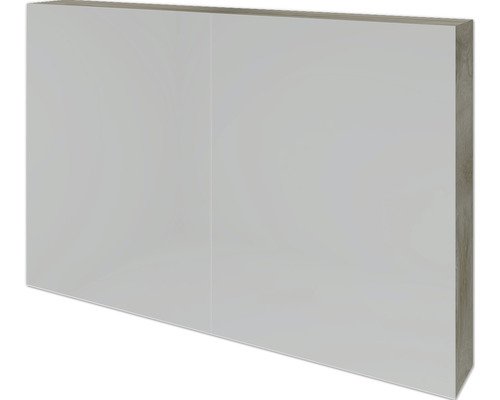 Sanox Spiegelschrank BxHxT 100 x 65 x 12 cm grain oak
