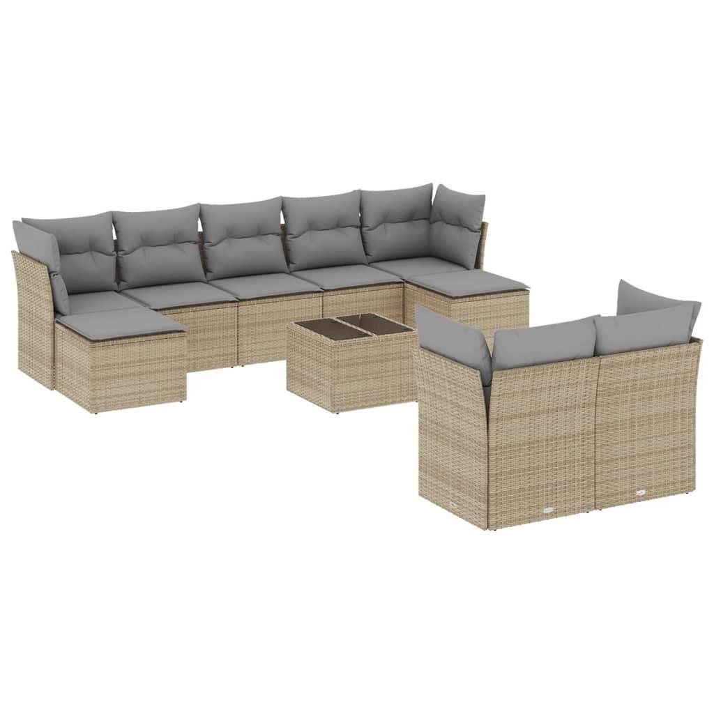Garten sofagarnitur poly-rattan