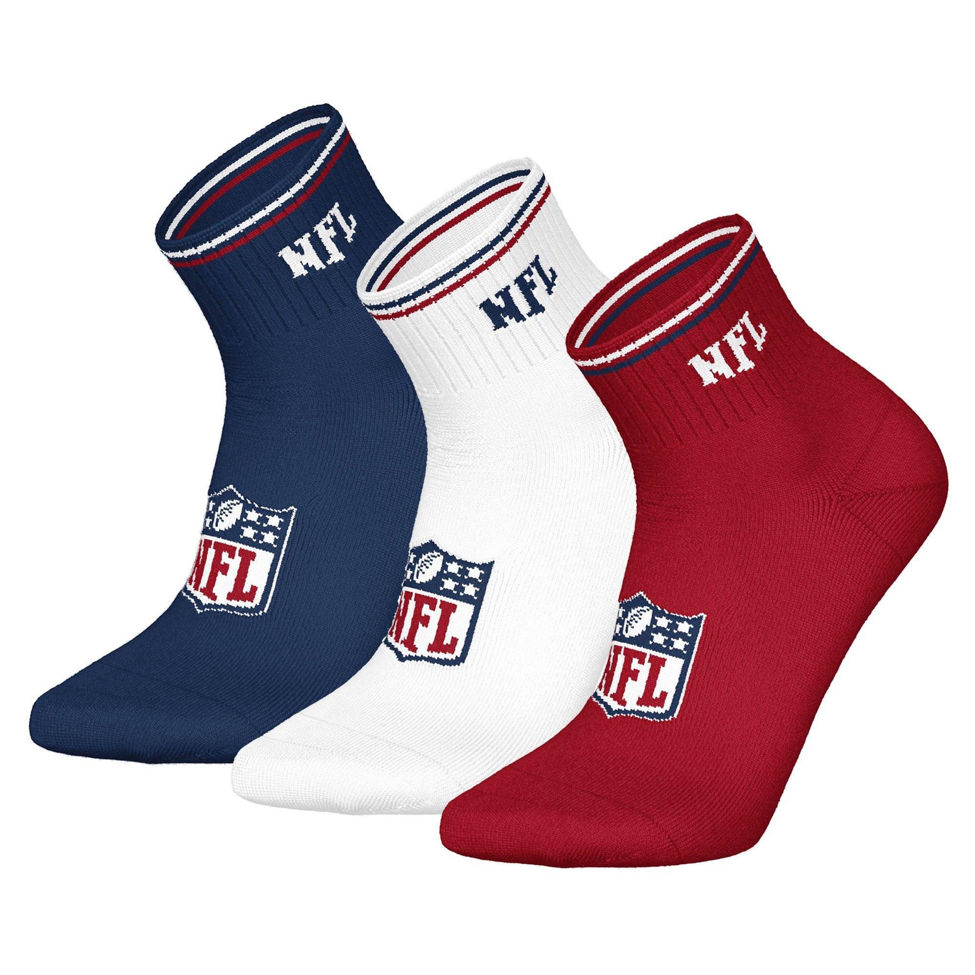 Socken 3er Pack Stretch-NFL SHIELD 3Pack Quarter Socks