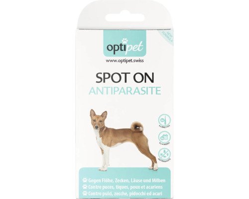 OptiPet Spot on Antiparasite für Hunde 6 x 1.5ml