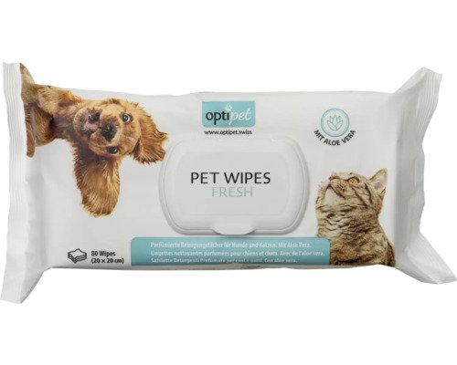 OptiPet Wipes parfümierte Reinigungstücher