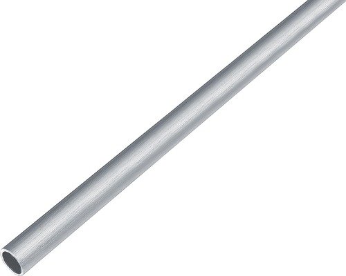 Rundrohr Aluminium edelstahldesign hell Ø 10 mm 1 m