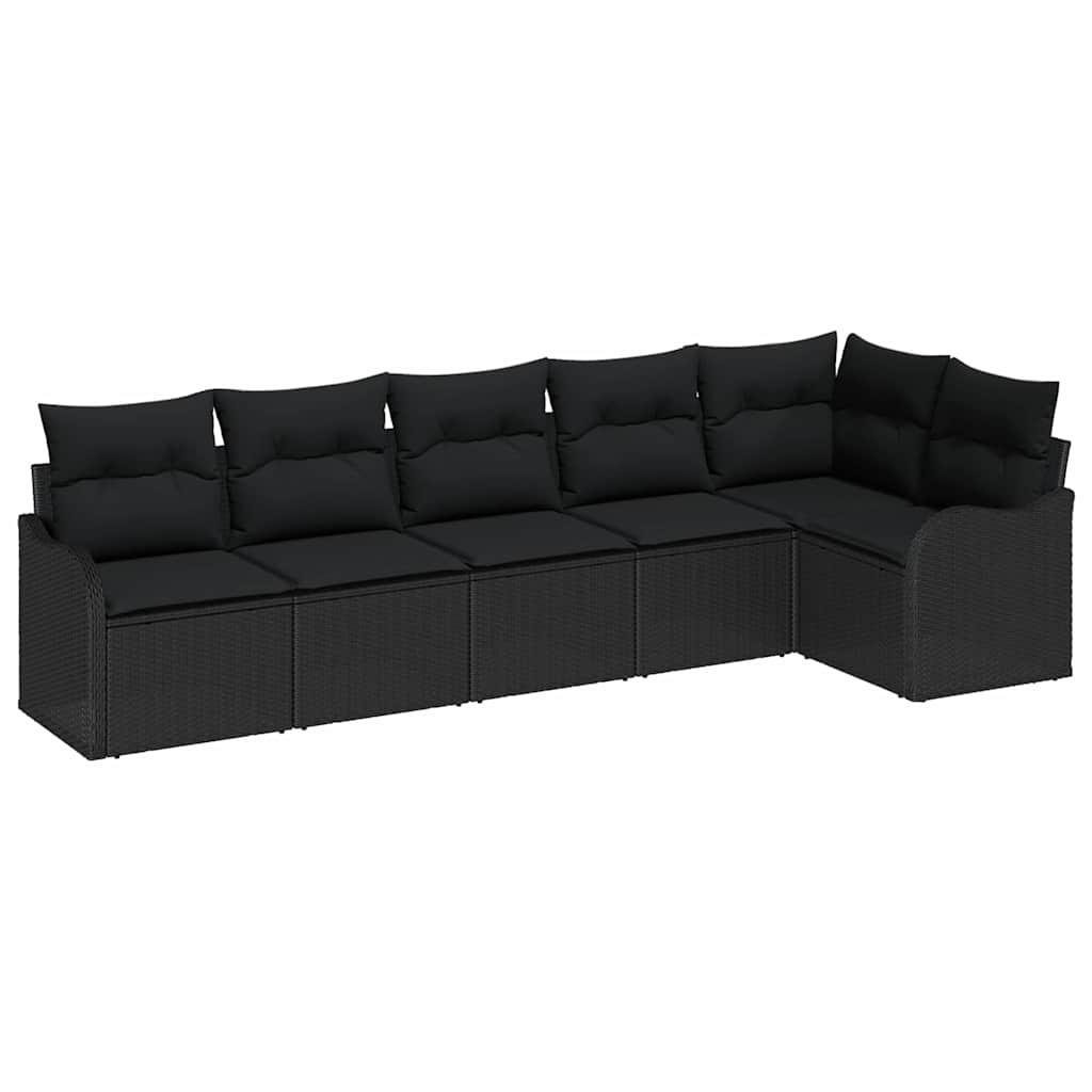 Gartensofa-set poly-rattan