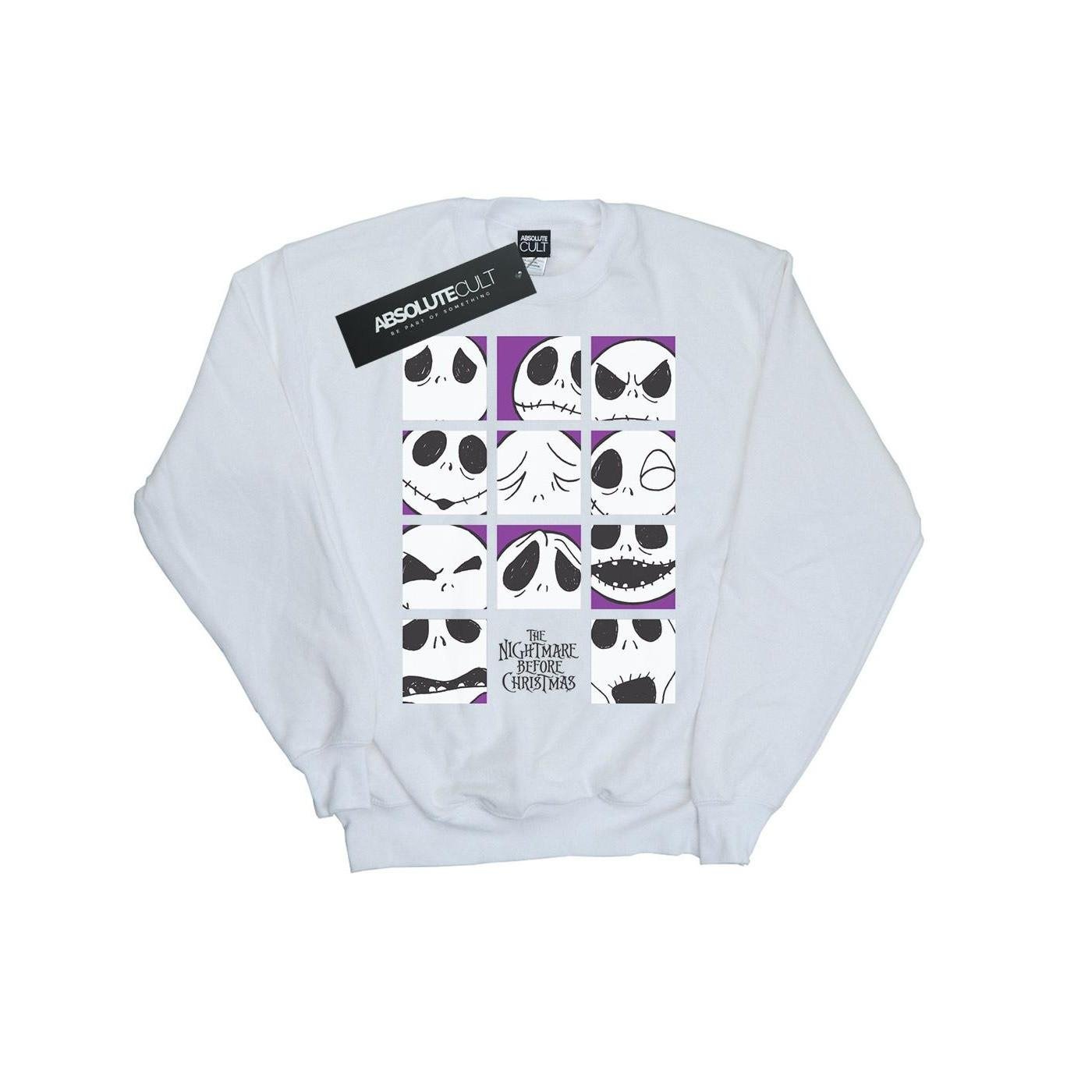 Nightmare Before Christmas Many Faces Of Jack Sweatshirt