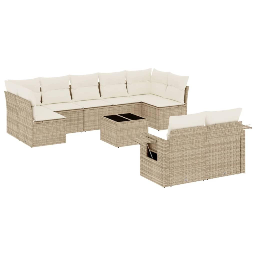 Garten sofagarnitur poly-rattan