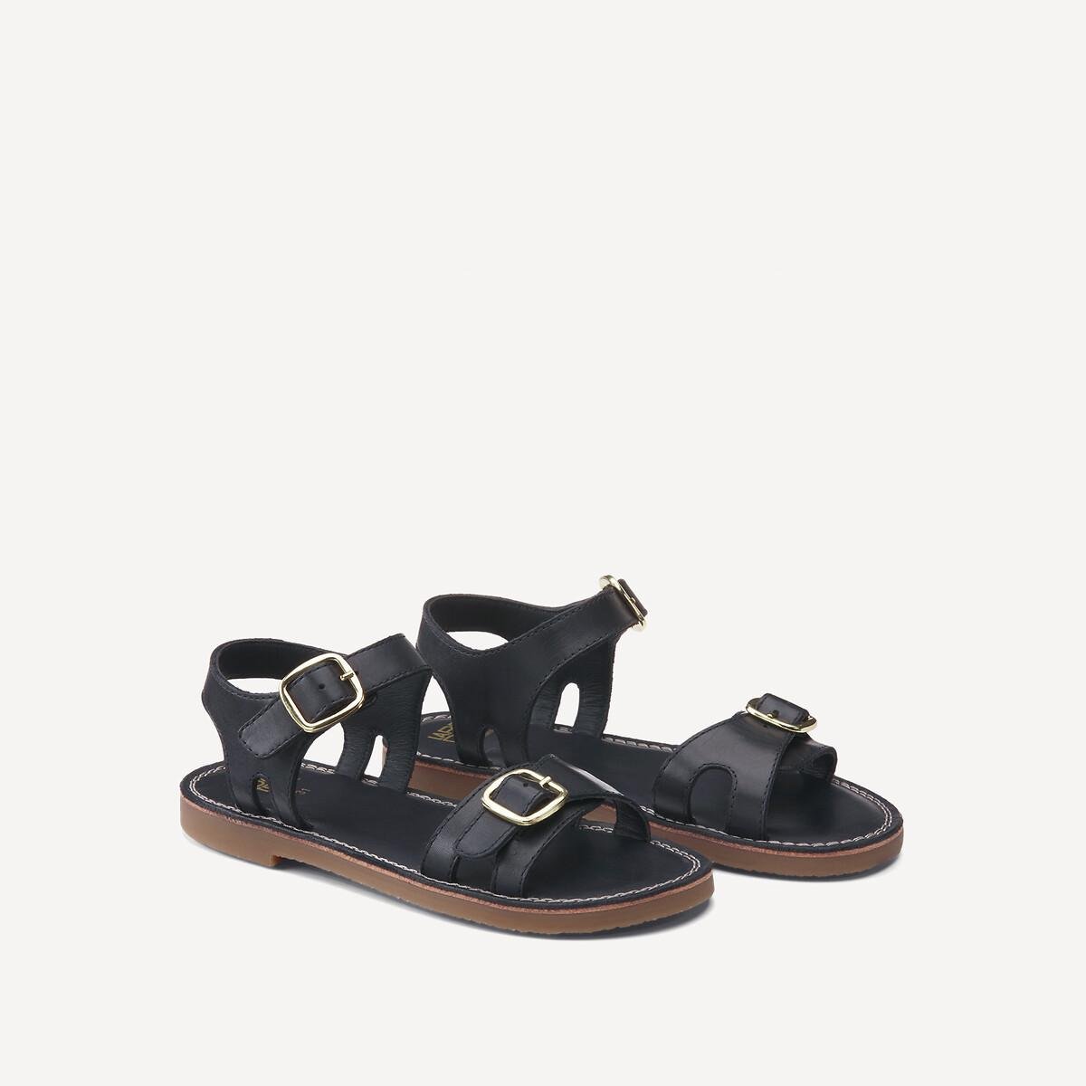 Ledersandalen mit Schnalle
