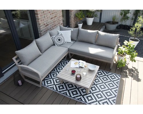 bellavista - Home & Garden Eck-Lounge Jersey ink. Auflagen