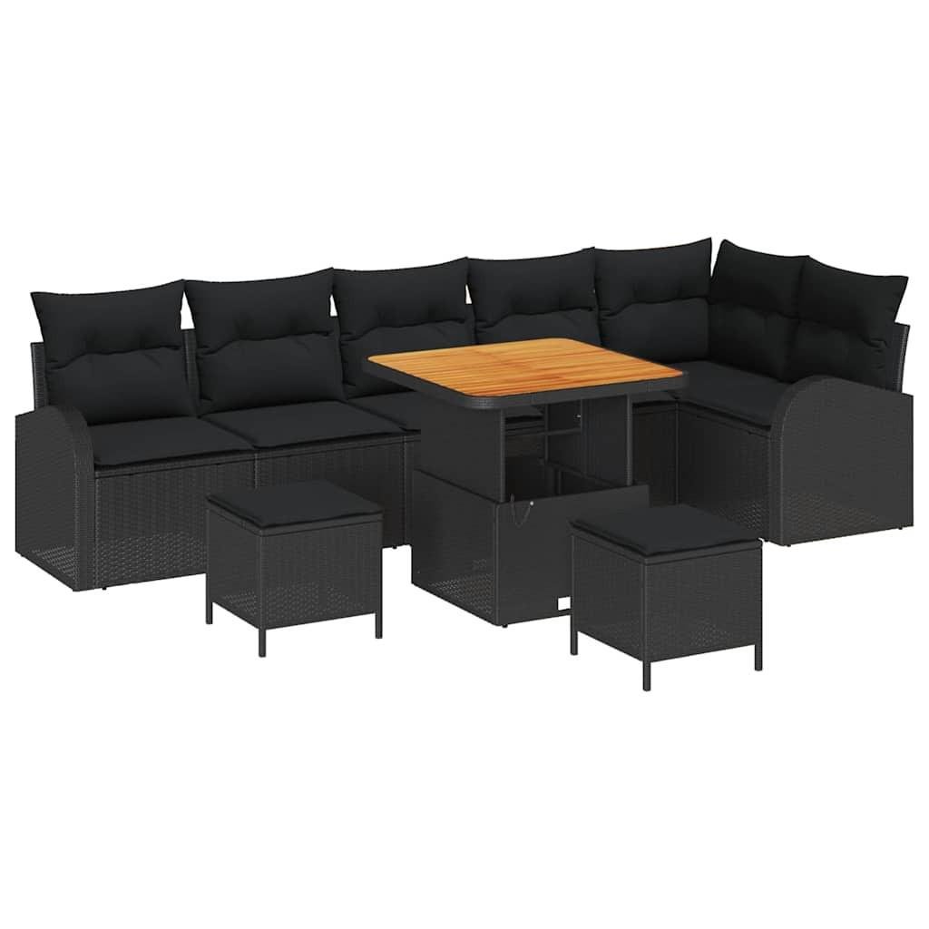 Garten-sofa poly-rattan