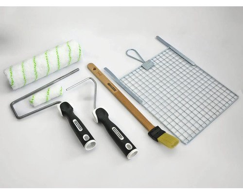 HORNBACH Profi Farbroller Set Meister Polar Weiss 6-teilig