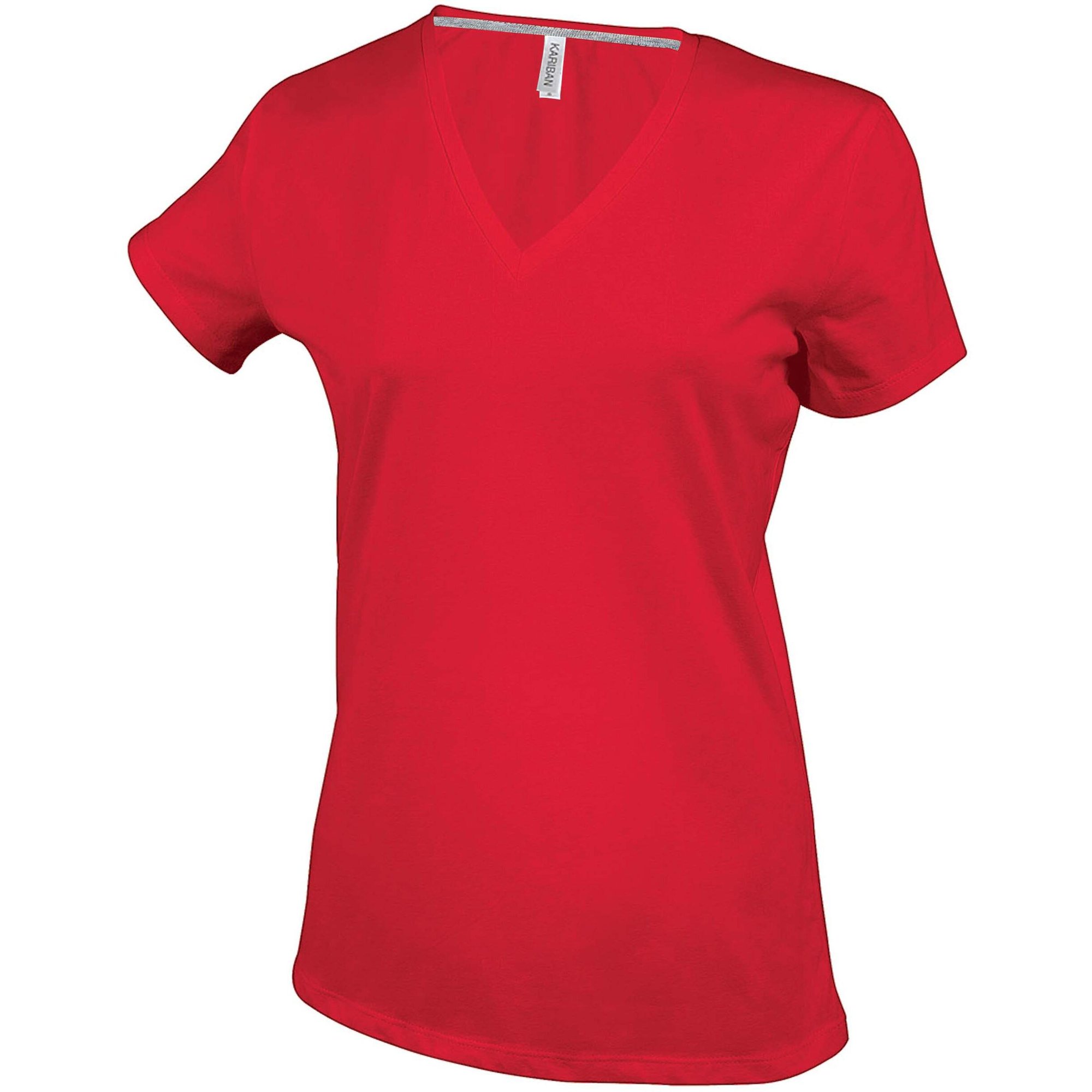 schal geschnittenes daen-t-shirt v-ausschnitt