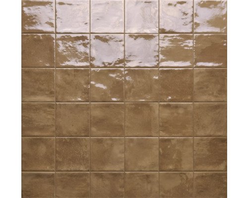 Feinsteinzeug Wand- und Bodenfliese Marrakech copper 10 cm x 10 cm x 0,85 cm