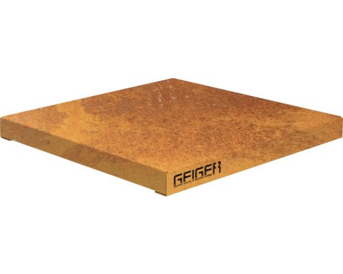 Tischauflage Palatino TOP Corten-Stahl 50 x 50 x 9 cm rostfarben