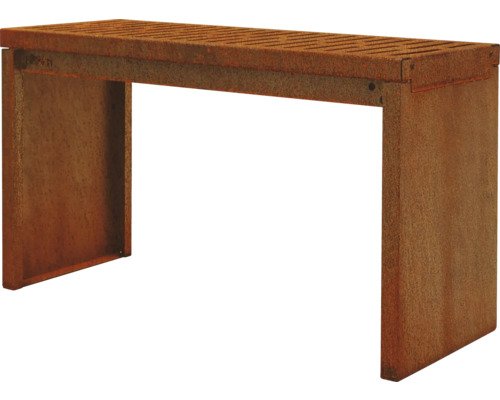 Gartenbank Palatino Bridge Corten-Stahl 109 cm x 40 cm x 54 cm rost