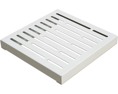 Sitzauflage Palatino POINT Metall 60 x 60 cm RAL 9006 weiss aluminium
