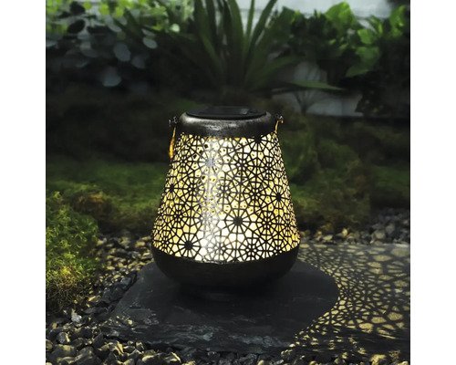 LED Solar Laterne 16x16x19 cm