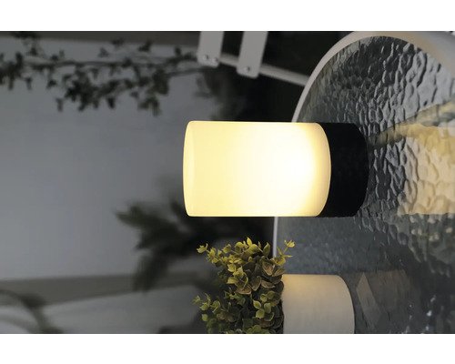 LED Solar Tischleuchte Ø 10.5 cm H 18 cm