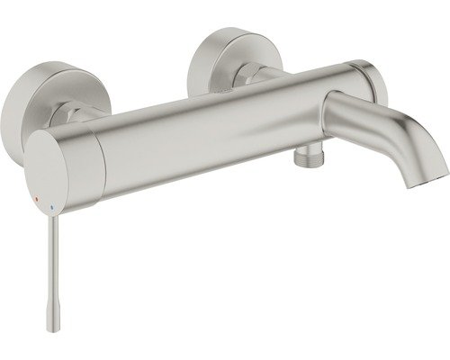 GROHE Badewannenarmatur ESSENCE supersteel matt 33624DC1