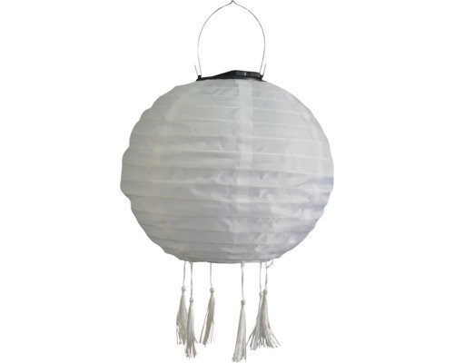 Solar Lampion ø 25 cm weiss
