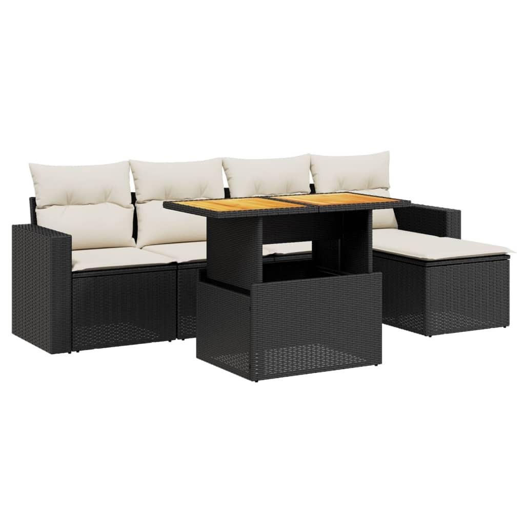 Garten sofagarnitur poly-rattan