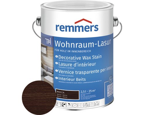 Remmers Wohnraumlasur mocca 2.5 l