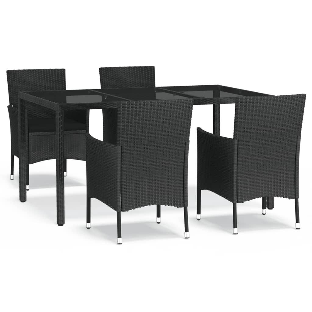Garten essgruppe poly-rattan