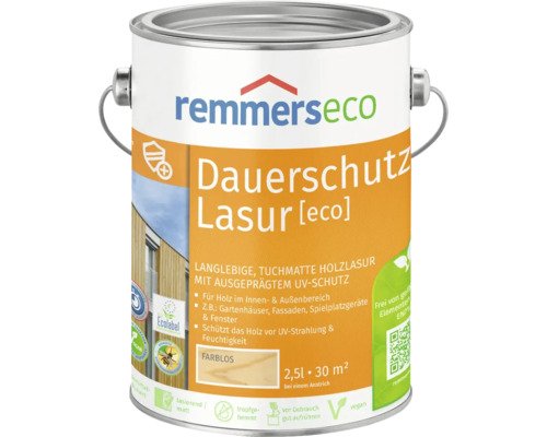 Remmers eco Dauerschutzlasur farblos 2,5 l