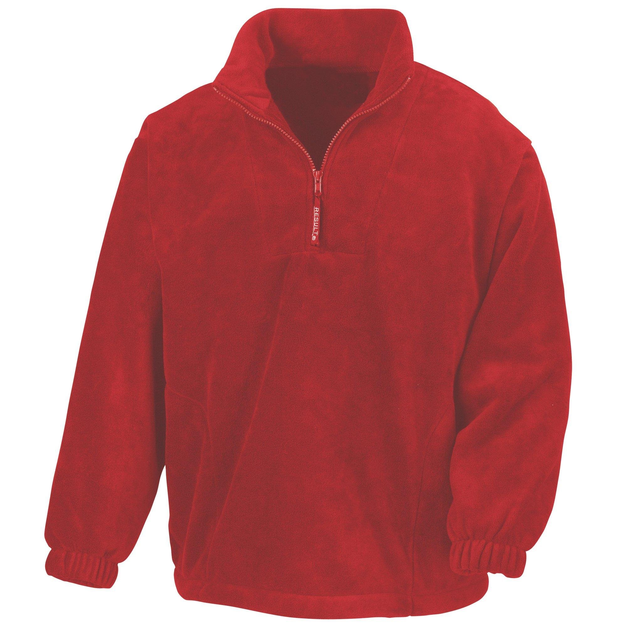 Fleecepullover mit Reißverschluss