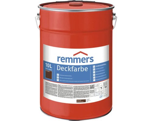 Remmers Deckfarbe Holzfarbe nussbraun 10 l
