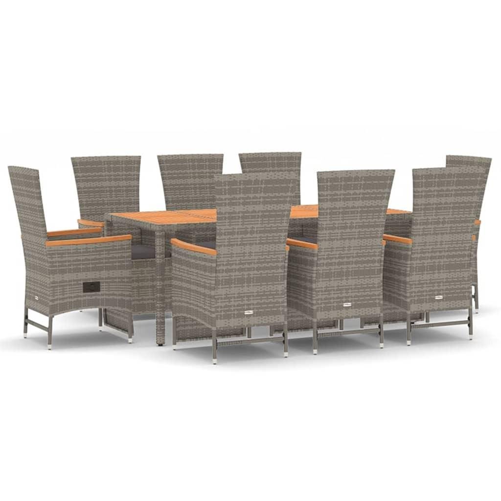 Garten essgruppe poly-rattan