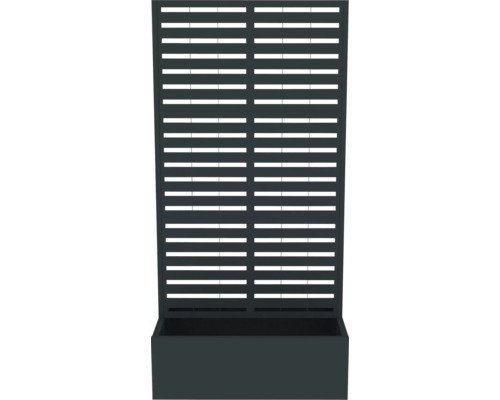 Pflanzkasten WESTMANN Dekora 6 Metall pulverbeschichtet inkl. Rankgitter 60 cm x 90 cm x 180 cm anthrazit