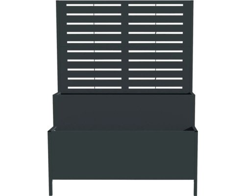 Pflanzkasten WESTMANN Dekora 5 Metall pulverbeschichtet inkl. Rankgitter 40 cm x 90 cm x 120 cm anthrazit