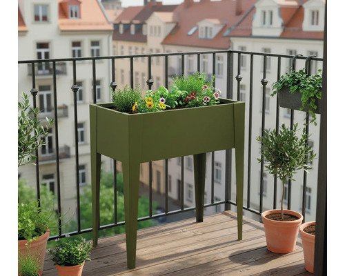Hochbeet auf Stelzen WESTMANN Vedura S 74 x 40 x 80 cm grün