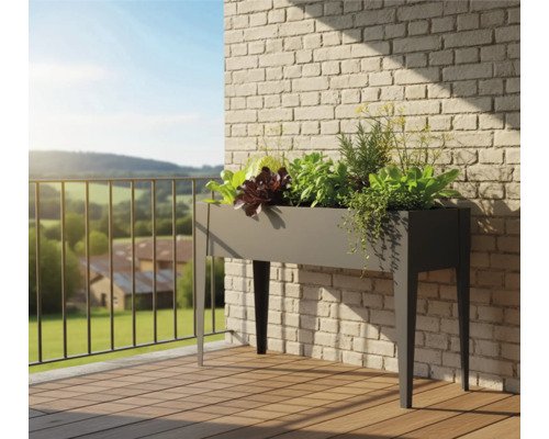 Hochbeet auf Stelzen WESTMANN Vedura M 100 x 30 x 80 cm anthrazit