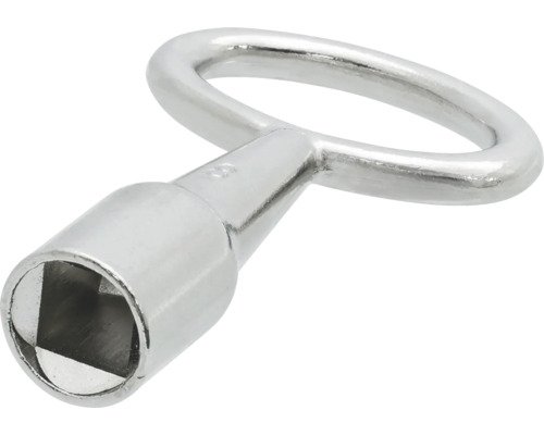 ABUS Vierkantschlüssel vernickelt silber 8 mm