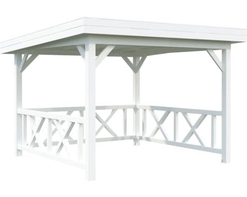 Pavillon Laube Palmako 300 x 300 cm weiß