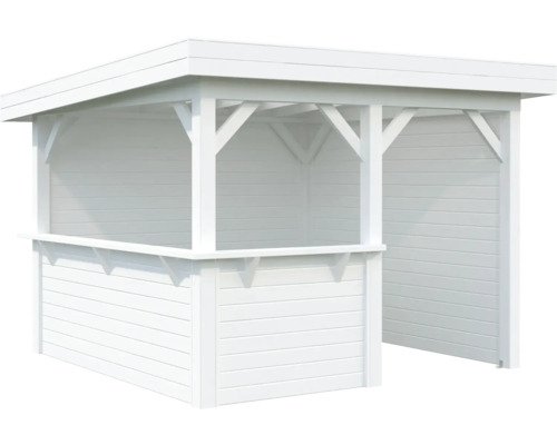 Pavillon Laube Palmako 300 x 300 cm weiß