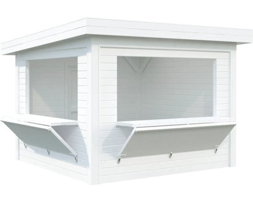 Pavillon Laube Palmako 300 x 300 cm weiß