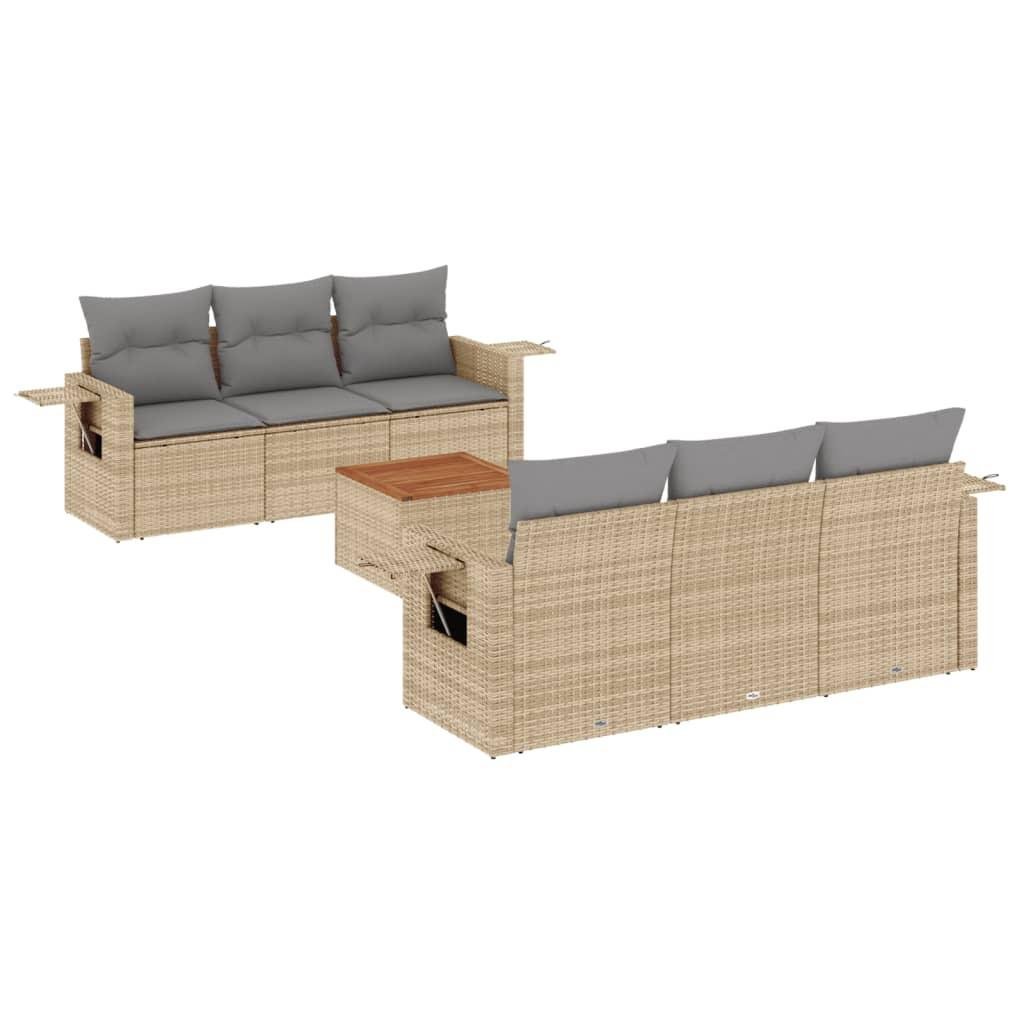 Garten sofagarnitur poly-rattan