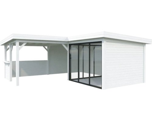 Pavillon Laube Palmako 588 x 588 cm weiß