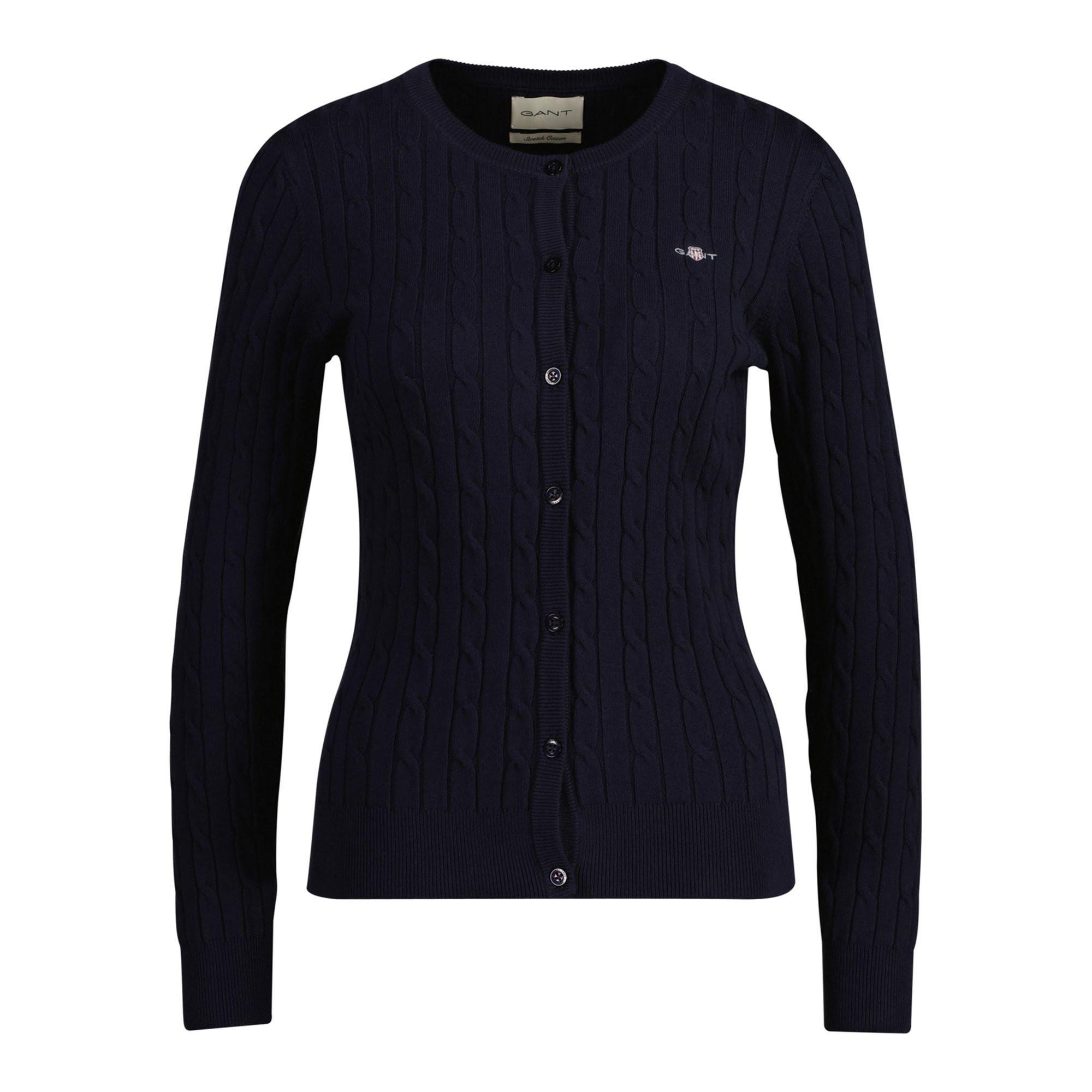 Strickjacke Figurbetont-STRETCH CABLE CARDIGAN