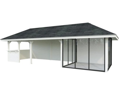 Pavillon Laube Palmako 876 x 300 mm weiß