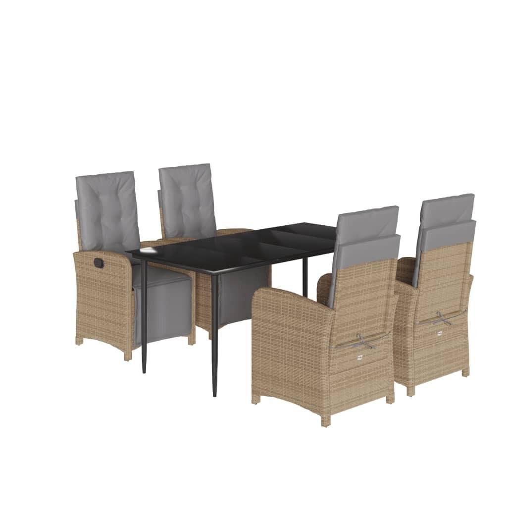 Garten essgruppe poly-rattan