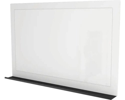Rahmenspiegel mit Ablage Devo Vena 2.0 BxHxS 110x70x12 cm artic white hochglanz/black
