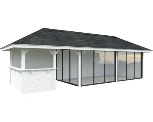 Pavillon Laube Palmako 876 x 300 mm weiß