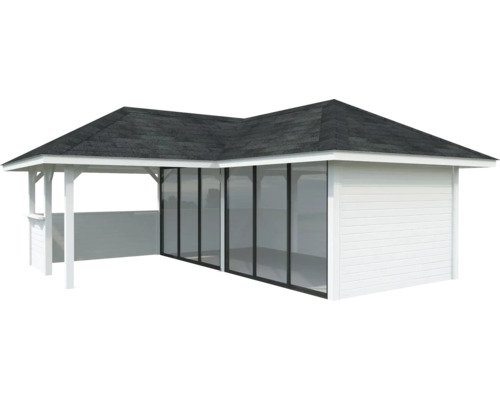 Pavillon Laube Palmako 588 x 588 mm weiß