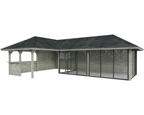 Pavillon Laube Palmako 876 x 588 mm holz grau