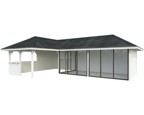 Pavillon Laube Palmako 876 x 588 mm weiß