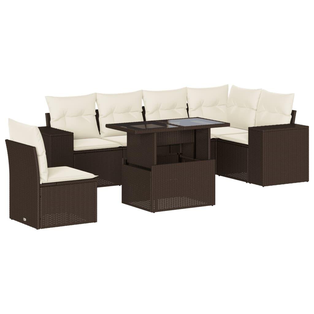 Garten sofagarnitur poly-rattan